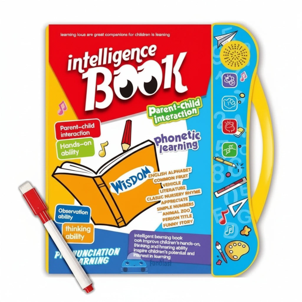 Interactive Talking Learning Book for Toddlers | Touch & Learn Educational Sound Book