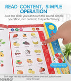 Interactive Talking Learning Book for Toddlers | Touch & Learn Educational Sound Book