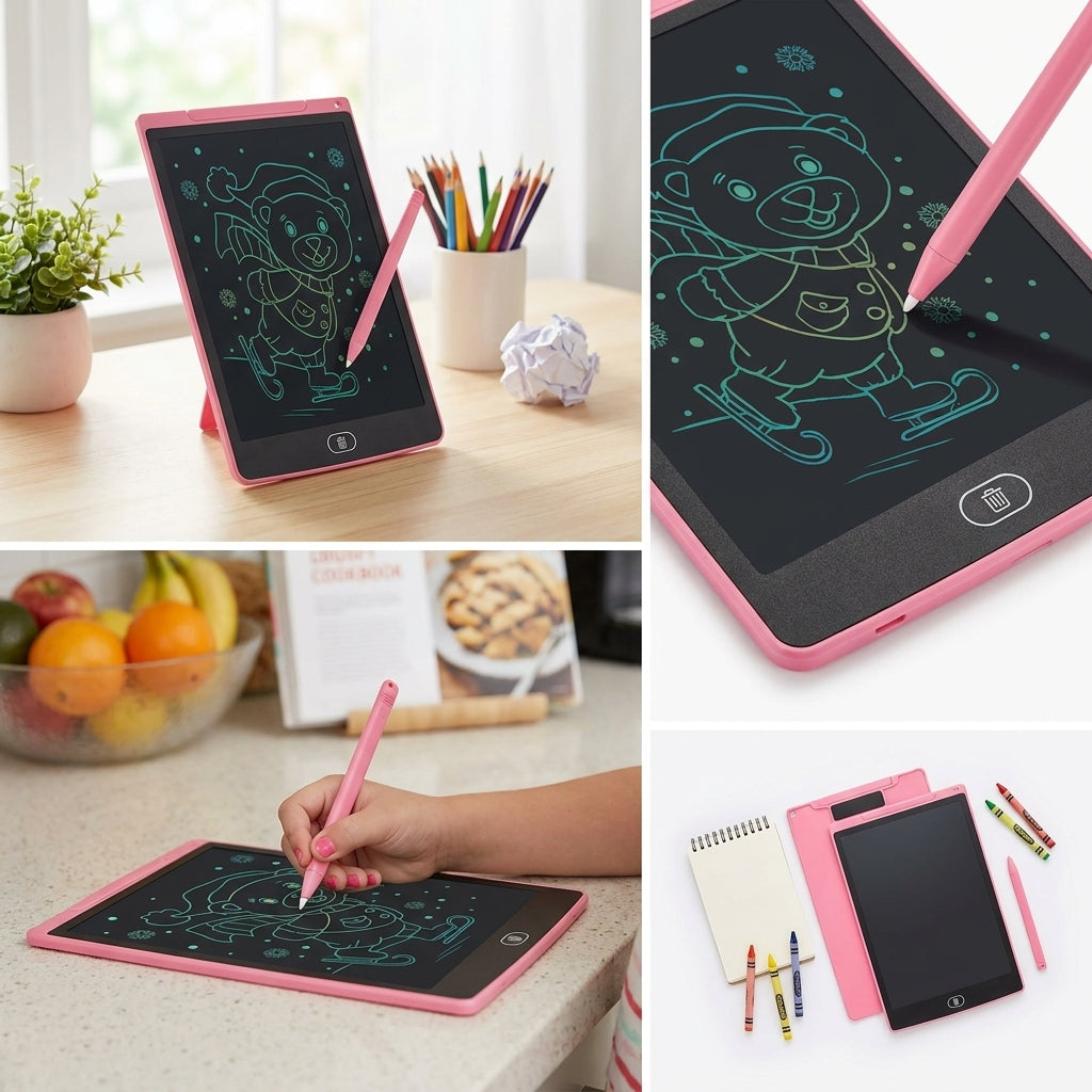 8.5 Inch LCD Writing Board | Magic Slate | Reusable Digital Notepad with Stylus Pen | Paperless Drawing and Writing Tablet for Kids