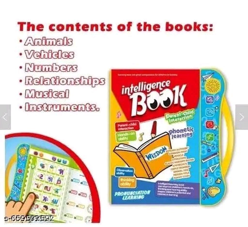 Interactive Talking Learning Book for Toddlers | Touch & Learn Educational Sound Book