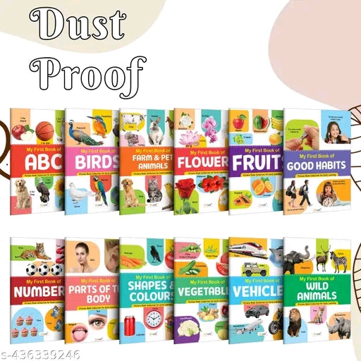 My First Picture Book Collection for Early Learning | Educational Picture Book for Toddlers | Kids Learning Book with 12 Topics | English Activity Book for Children Ages 2-5 Years